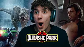 JURASSIC PARK | MOVIE REACTION!! *FIRST TIME WATCHING*
