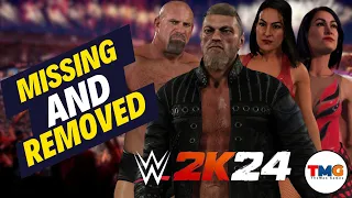 WWE 2K24 : Missing and Removed Superstars