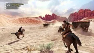 Uncharted 3 Drake's Deception Remastered - Chap 20 Caravan: Horseback Combat, "Roadkill" Save Sully