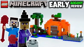 LEGO Minecraft Pumpkin Farm EARLY Review! Set 21248