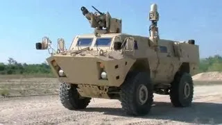 Textron Systems - 4 Canadian TAPVs Starts Pre-Production Vehicle Testing & Training [480p]