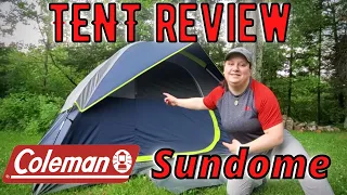 Coleman Sundome Rain Test | Coleman Tent in Storm | Coleman Sundome Storm Test - Coleman Sundome