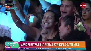 Mario Pereyra puso a cantar y bailar a todos en la Fiesta del Ternero