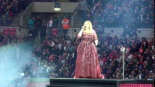 ADELE WATER UNDER THE BRIDGE  WEMBLEY STADIUM 28.06.17 FINALE TOUR