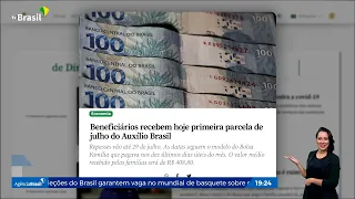 Beneficiários com NIS final 1 começam a receber Auxílio Brasil