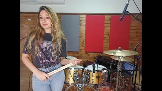 KISS - I WAS MADE FOR LOVIN' YOU - DRUM COVER by CHIARA COTUGNO