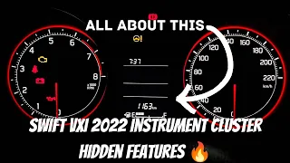 Swift vxi 2022 instrument cluster hidden features 🔥 | Hindi | Harshit Arya