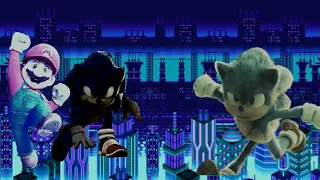 Chaos Sonic (Me) And @ToEzTrueGodzillaTriangleBBP vs Master Hyper Mid