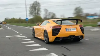 Supercars Accelerating LOUD, POWERSLIDES! 675LT, Lexus LFA Nurburgring, AMG GTR, 600LT, 488 Pista..!