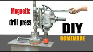 Magnetic Drill Press / Homemade / Drill press diy