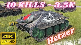 Jagdpanzer 38(t) Hetzer 10 Kills 3.5K Damage & Jagdpanzer 38(t) Hetzer 9 Kills World of Tanks ,WOT