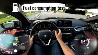 BMW 530i 252HP | Fuel Consumption Test