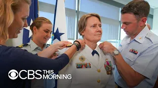 Coast Guard's first female four-star admiral reflects on her journey and the service's mission