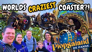 Is this the worlds CRAZIEST rollercoaster?! Plopsaland De Panne Vlog May 2024