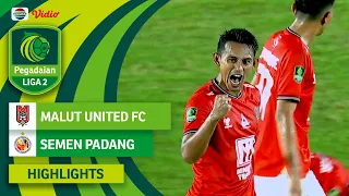 Malut United FC VS Semen Padang - Highlights | Pegadaian Liga 2 2023/2024