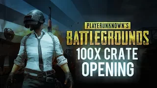 PLAYERUNKNOWN'S BATTLEGROUNDS 100x CRATE OPENING