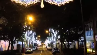 Christmas lights Plymouth 2016