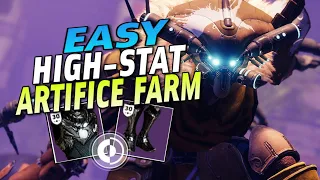 Do NOT MISS Out on the BEST HIGH STAT ARTIFICE Armor Farm in DESTINY 2 LIGHTFALL!