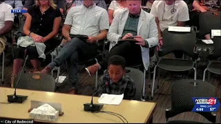 10-year-old's speech about racism he's experienced at Redmond City Council draws support from ...