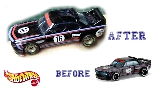 Detailing Hot Wheels 1973 BMW 3.0 CSL Race Car | Fun DIY