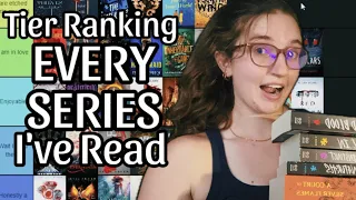 Tier Ranking EVERY SERIES I've Read || fantasy, romance, thriller, young adult