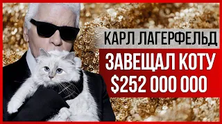 МИЛЛИОНЫ для кошки ЛАГЕРФЕЛЬДА #знаменитости #карллагерфельд