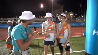 GARY MARTIN & CONNOR BURNS  RUN SUB 4 AT HOKA FESTIVAL OF MILES!!