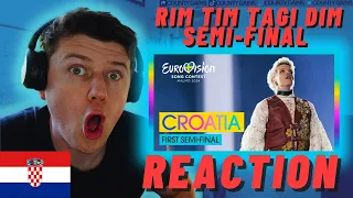 🇭🇷Baby Lasagna - Rim Tim Tagi Dim (LIVE) First Semi-Final | Eurovision 2024 - IRISH REACTION