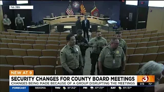 Increased security measures implemented at Maricopa County Supervisors meetings