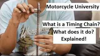 What is a Timing Chain and What does it do in a Motorcycle? Explained.