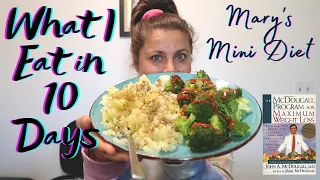 Eating Mostly Potatoes for 10 Days! Mary's Mini Diet (McDougall Maximum Weight Loss)