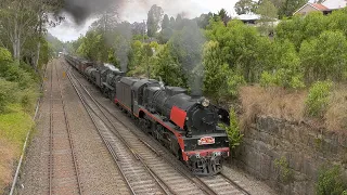 Steam locomotives R766-5917 transfer to Canberra Pt1