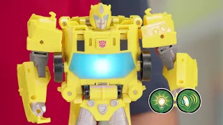Transformers Cyberverse "Roll N Change" Bumblebee Demonstration Video