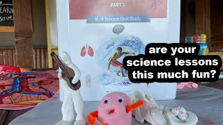 THE GOOD AND THE BEAUTIFUL SCIENCE-HUMAN BODY UNIT STUDY-homeschool lesson and umm...HOMESCHOOL VLOG