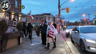 Dufferin to Little Italy | Day to Night Toronto Walk (April 2024)