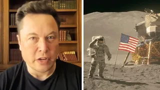 NASA em choque: Elon Musk expõe a verdadeira história do pouso na Lua! - Elon Musk Dublado Português