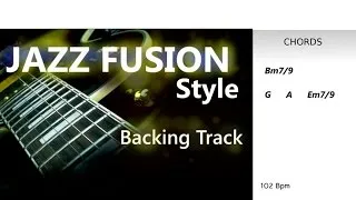 Jazz Fusion Guitar BackingTrack 102 Bpm Highest Quality