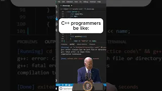 C++ Programmers be like… #shorts #DevHumor #C++