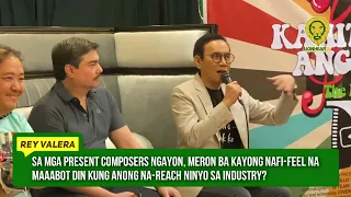 Rey Valera cites how Sharon Cuneta made an impact with his musical career