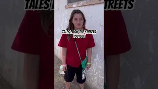 Super young homeless girl says it’s fun to be homeless