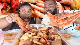 KING CRAB| SEAFOOD BOIL|  prissy p|  seafood mukbang|  먹방