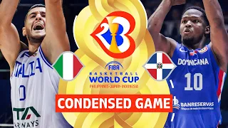 Italy 🇮🇹 vs Dominican Republic 🇩🇴 | Full Game Highlights | FIBA Basketball World Cup 2023