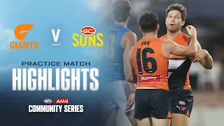 GWS v Gold Coast Highlights | 2024 AAMI Community Series | AFL