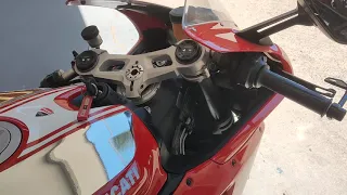 Ducati 959 panigale with new clear clutch cover