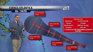 La tormenta tropical Lee se convierte en un huracán en el Atlántico