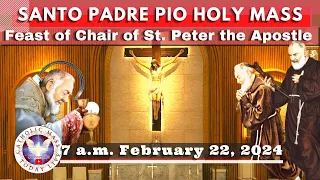 Catholic Mass Today Live at Santo Padre Pio National Shrine - Batangas.  22 Feb  2024  7a.m