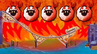 Five Sheep Difficulty Will Destroy Me! - Poly Bridge 3