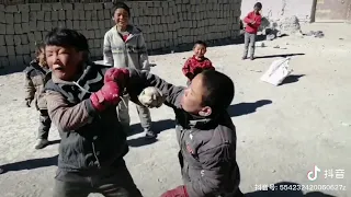 Tibetan kids trainings for #UFC #streetFight