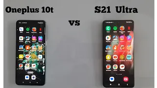 Samsung S21 Ultra vs Oneplus 10t || Speed Test
