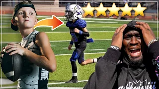 The BEST 7U Quarterback Plays On A 9U Team! (GRAYSON ROZELL)